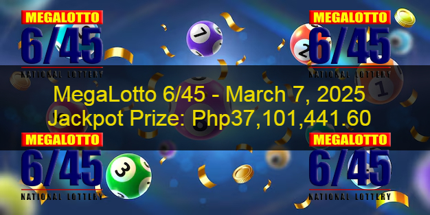 SOLO Winner Megalotto 6/45 Nag-uwi ng P37.1 Million Jackpot Prize | March 7, 2025 PCSO Official Game Results