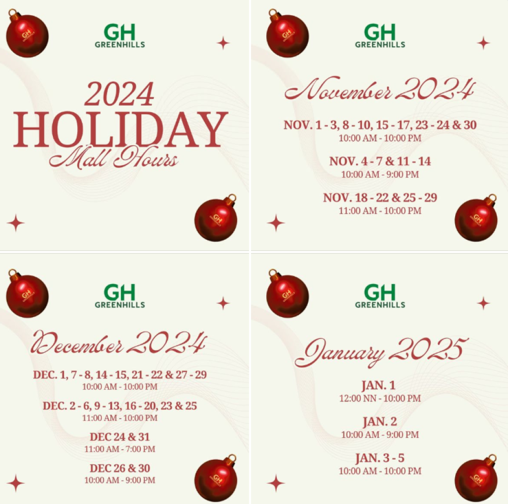 greenhills_mall_holiday_schedule.png