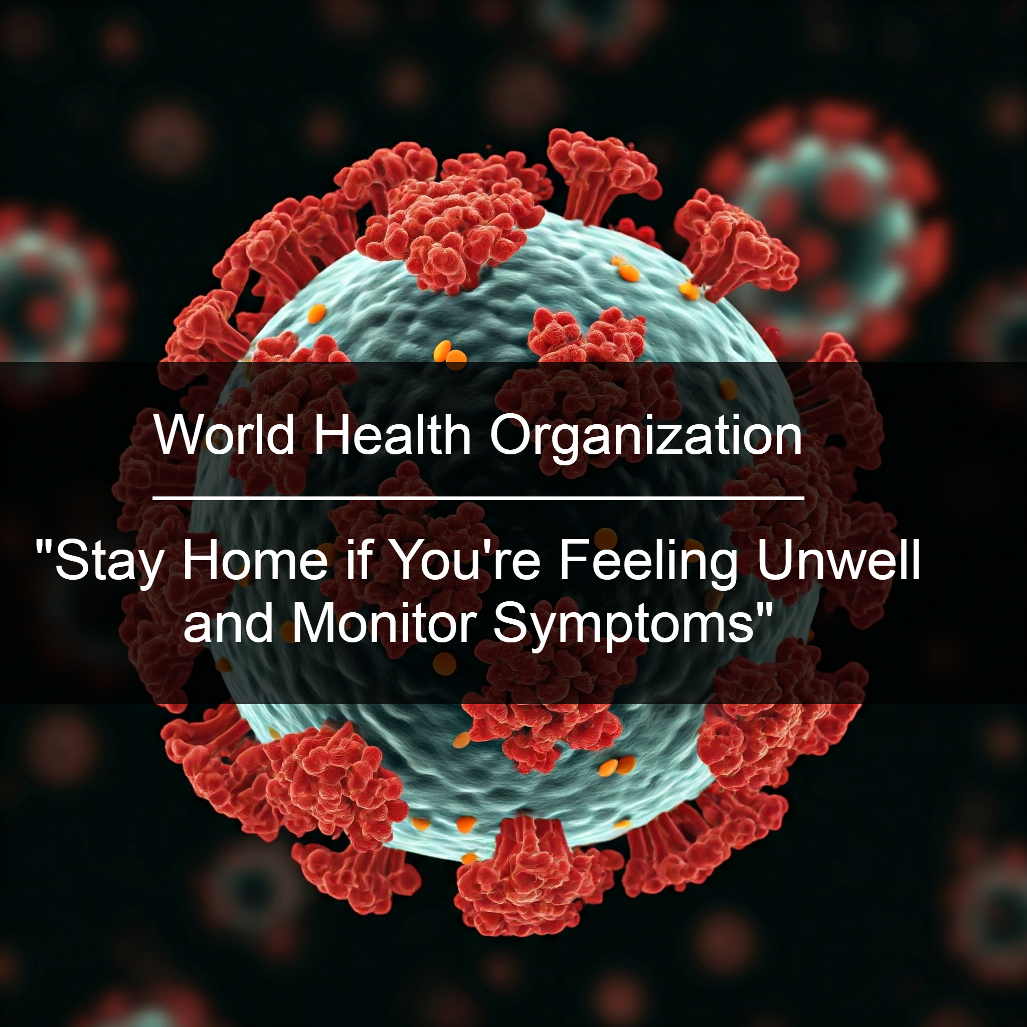 World Health Organization Issues Advisory: Stay Home if You're Feeling Unwell